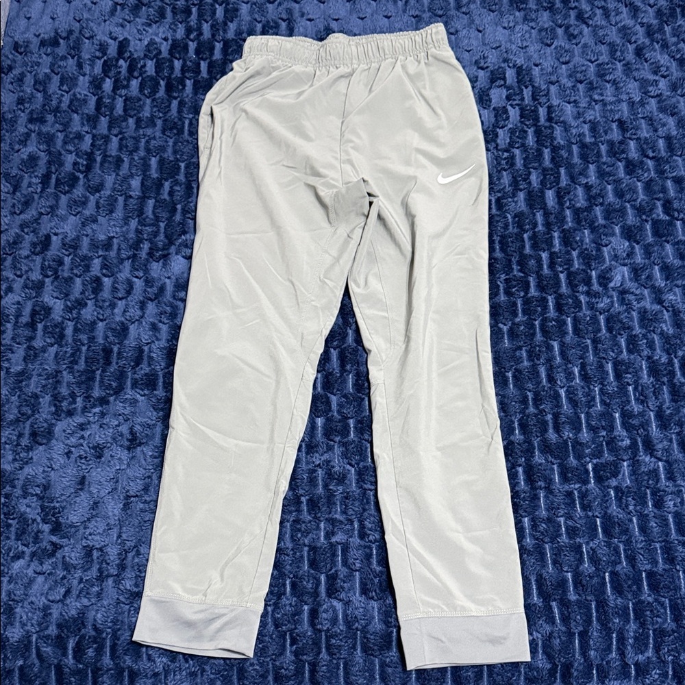 Boys Nike Light Gray Athletic Joggers